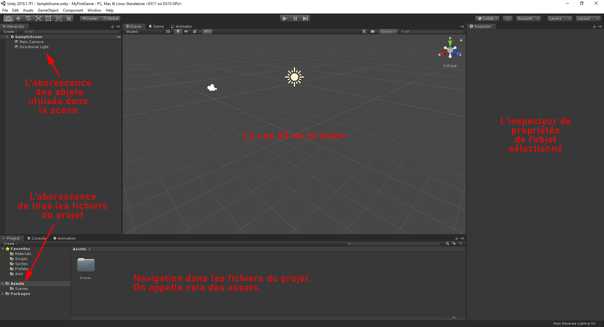 Unity tutorial n°1 - Débuter avec Unity 3D - The Bloodian Chronicles